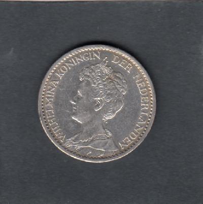 Beschrijving: 1 Gulden WILHELMINA